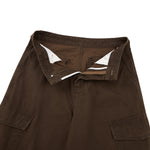 Vintage Baggy Paneled Straight-Leg Cargo Pants