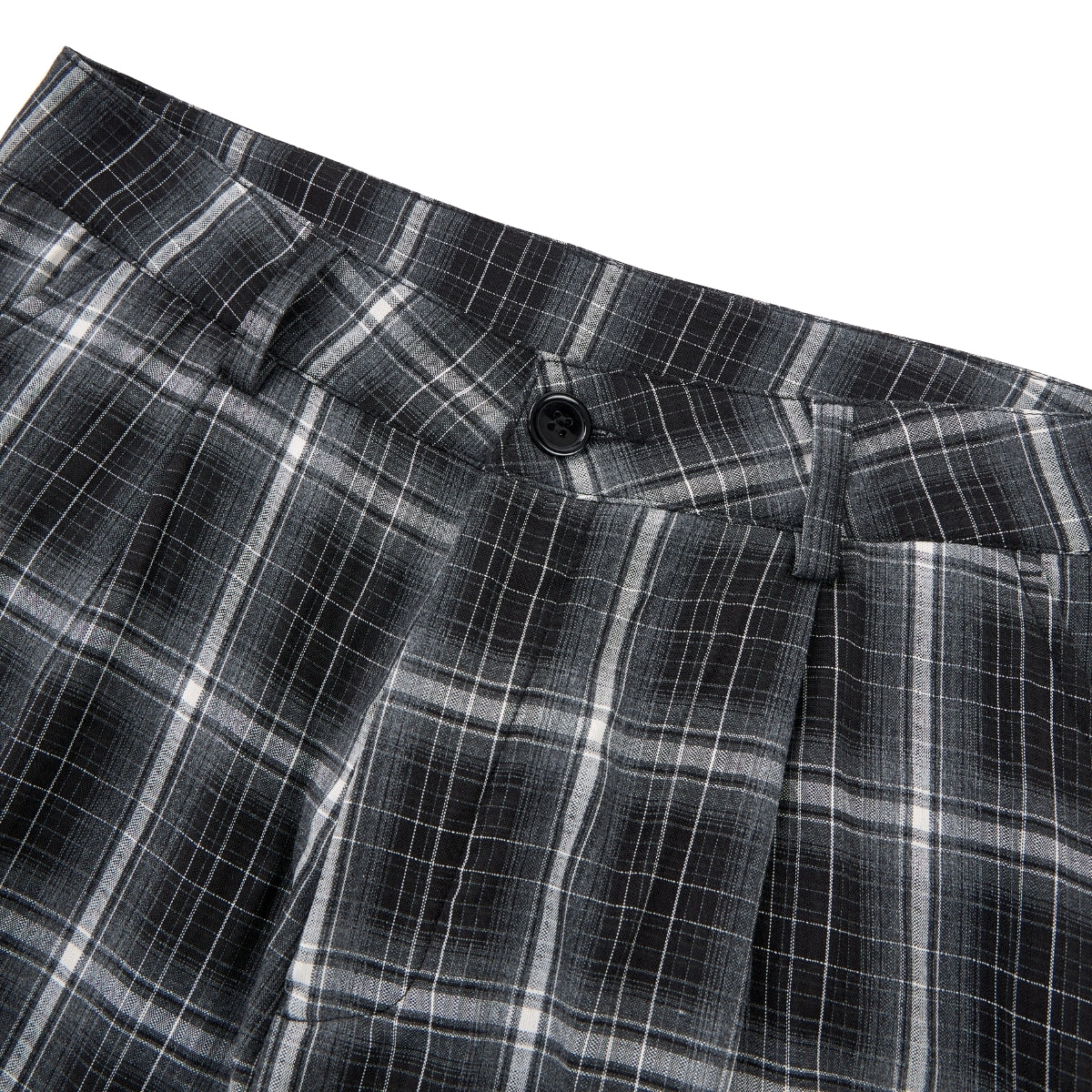 Vintage Hip-Hop Plaid High-Street Baggy Wide-Leg Trousers