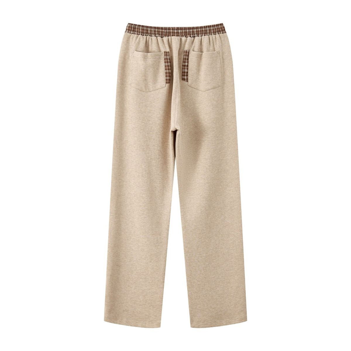 Quiet‑Luxury Old‑Money Heather Contrast Trousers