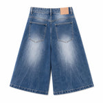 Bermudas con lavado vintage y salpicaduras de tinta