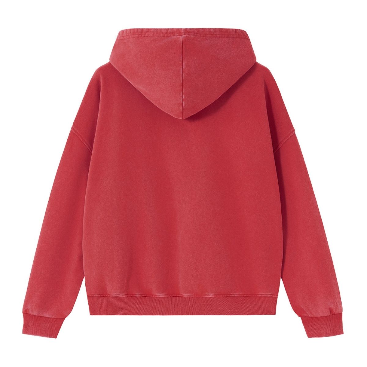 Cotton Heavyweight Washed Distressed Terry Hoodie