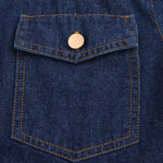 Vestido midi vaquero sin mangas con botones y aberturas en la parte delantera