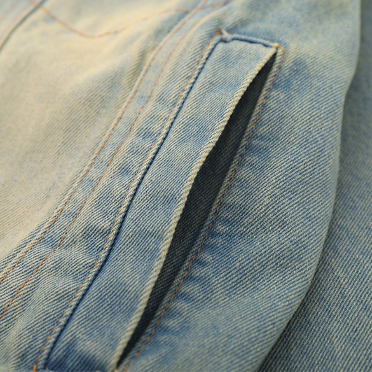 Designer Shoulder Padded Denim Jacket