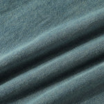 Falda vaquera con bordado de perlas y lavado vintage