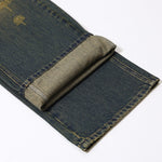 Mud Dyeing Wash Denim Ripped Jeans-INNBLAC Fashion Apparel