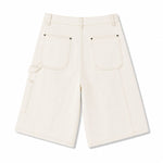Bermudas con lavado vintage y salpicaduras de tinta