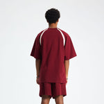 Performance Colorblock V Neck Tee 7.5oz