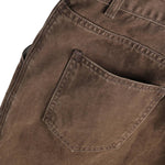 Striped Corduroy Patchwork Relaxed Fit Multi-Pocket Utility Cargo Pants