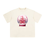 Valentine Snow Globe Graphic Tee-INNBLAC Fashion Apparel