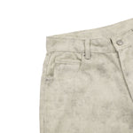 Marble Print Loose Straight Trousers