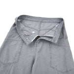Vintage Washed Baggy Curved-Leg Cargo Pants