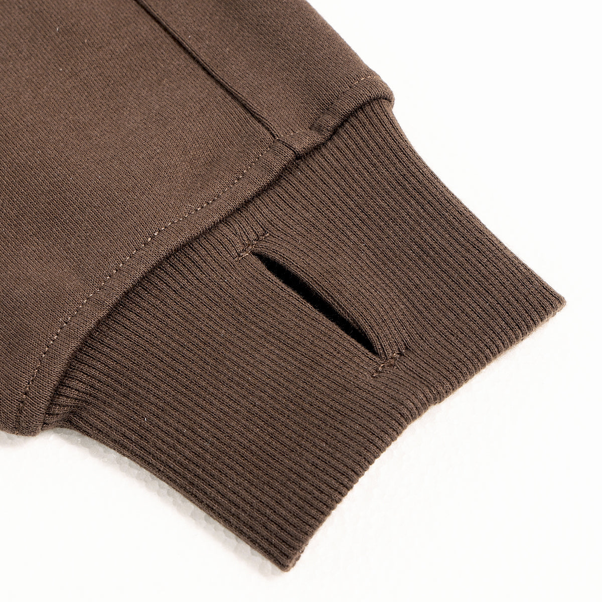 Minimalist Stand Collar Zip Up Sweatshirt