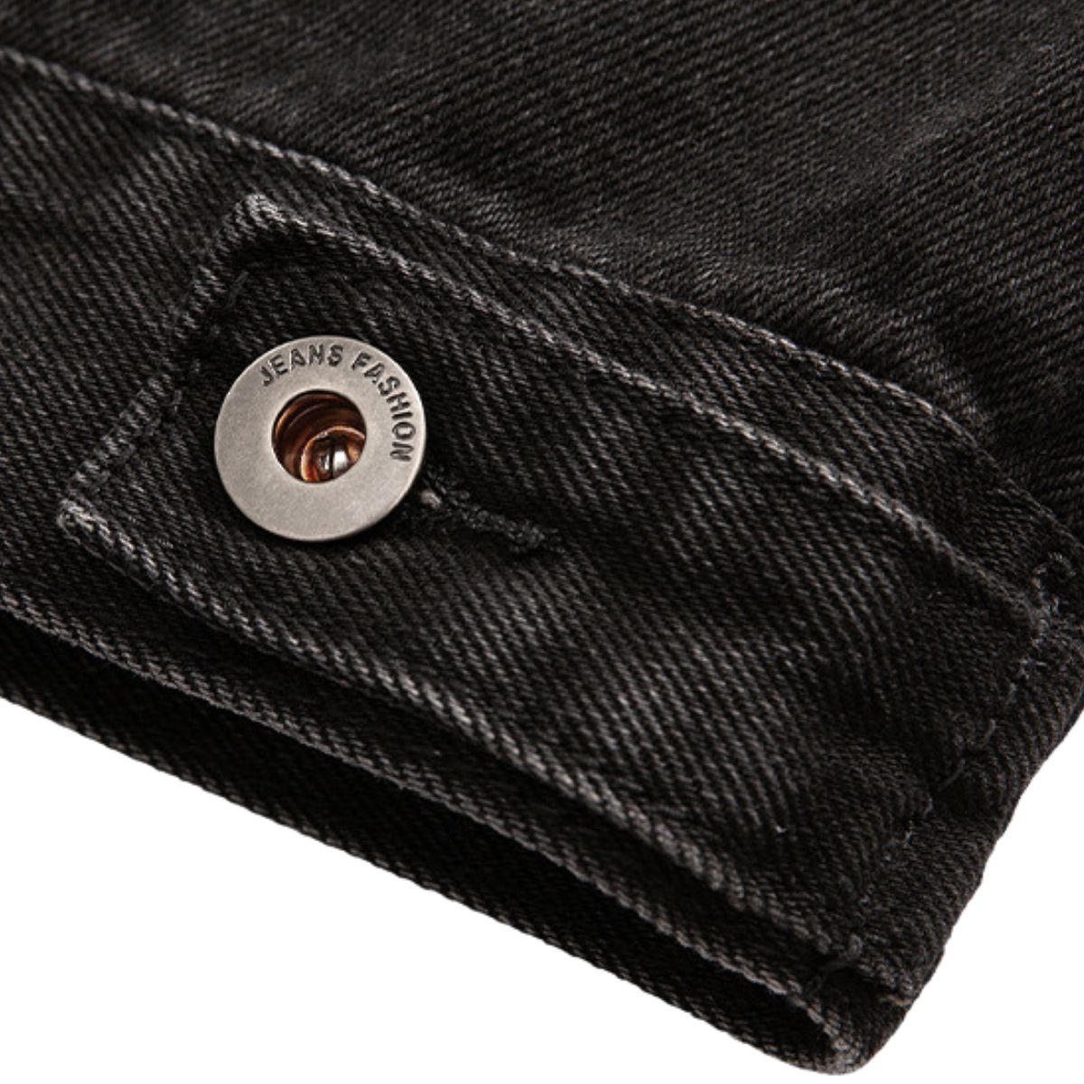 Washed Gradient Trucker Denim Jacket