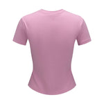 Women’s Retro Wash Fitted Stand Collar Tee