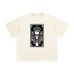 Mystery Skeleton Tarot Card Graphic Tee-INNBLAC Fashion Apparel