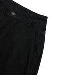 American Retro Black Pleated Jeans