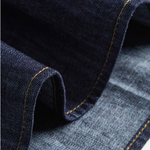 Puff Sleeve Square Neck Denim Midi Dress