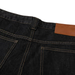 Vintage Raw Wash Loose Straight Leg Jeans
