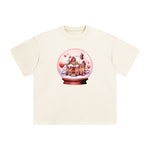 Valentine Snow Globe Graphic Tee-INNBLAC Fashion Apparel