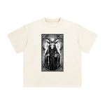 Mystery Devil Sheep Tarot Card Graphic Tee-INNBLAC Fashion Apparel