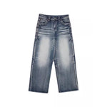 Risen Jeans Y2K High-Rise Wide-Leg Washed Jeans