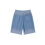 Retro Bleached Ombre Streetwear Loose Fit Bermuda Shorts