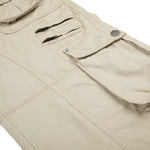 Constructed Multi-Pocket Wide Leg Cargo Trousers