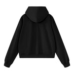 Old Money Drop‑Shoulder Loose V‑Neck Hoodie