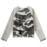Reversible Double-Sided Waffle Camo Long Sleeve Shirt
