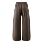 Quiet‑Luxury Old‑Money Heather Tailored Straight‑Leg Trousers