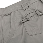 Cotton Multi-Pocket Utility Bermuda Cargo Shorts