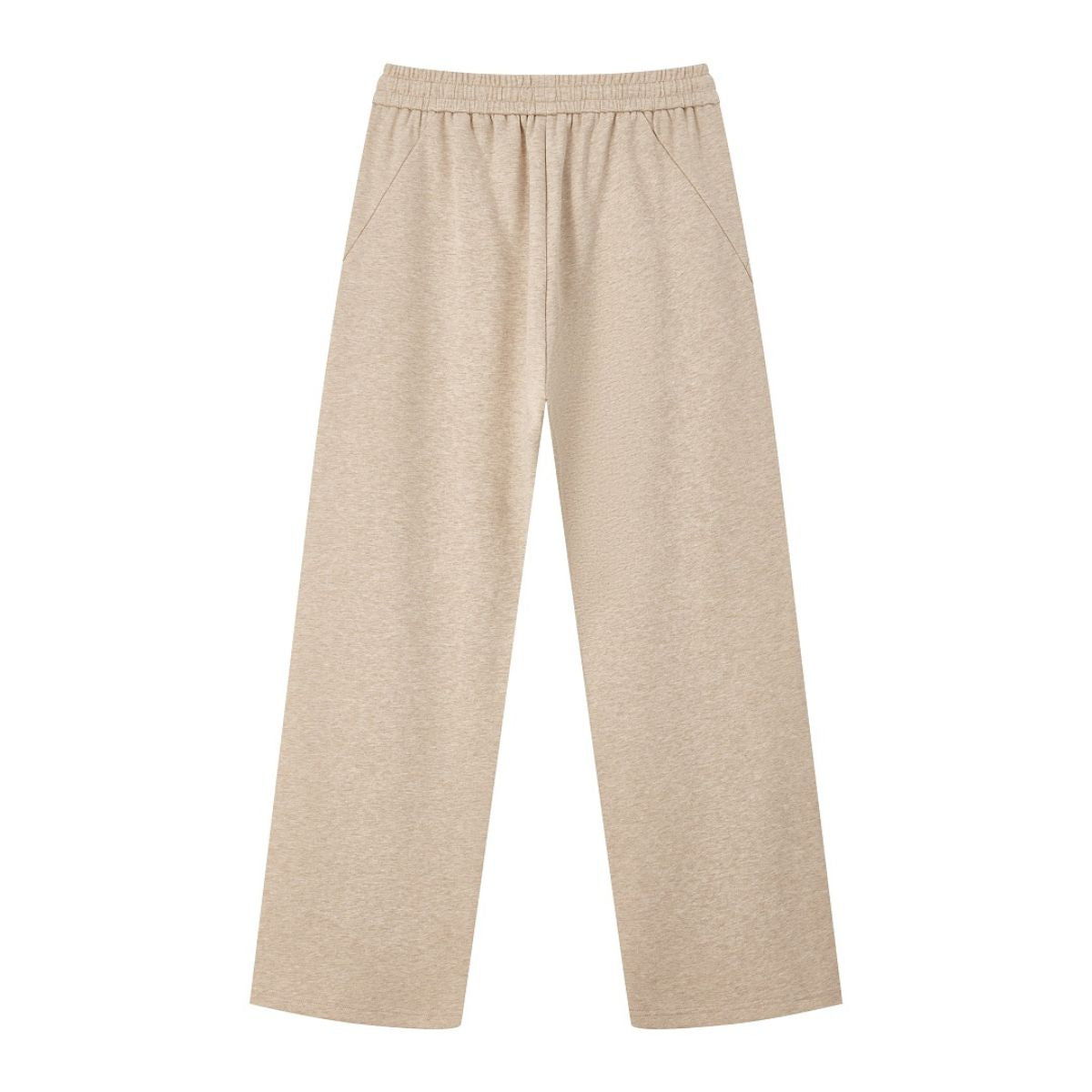 Quiet Luxury Old Money Seam‑Detail Loose Straight‑Leg Casual Pants