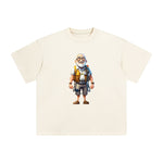 Grandpa Diving Comic Graphic Tee-INNBLAC Fashion Apparel