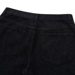Vintage Multi‑Button Fly Wide‑Leg Straight‑Leg Jeans