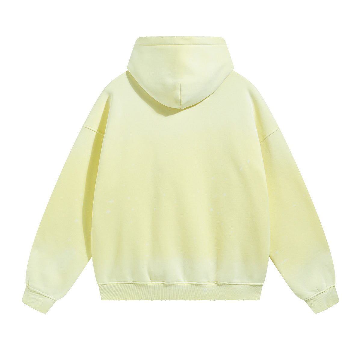 Destroyed Oversized Acid Wash Bleach Splatter Hoodie