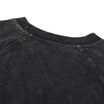 Stone-Washed Raw-Edge T-Shirt 8oz