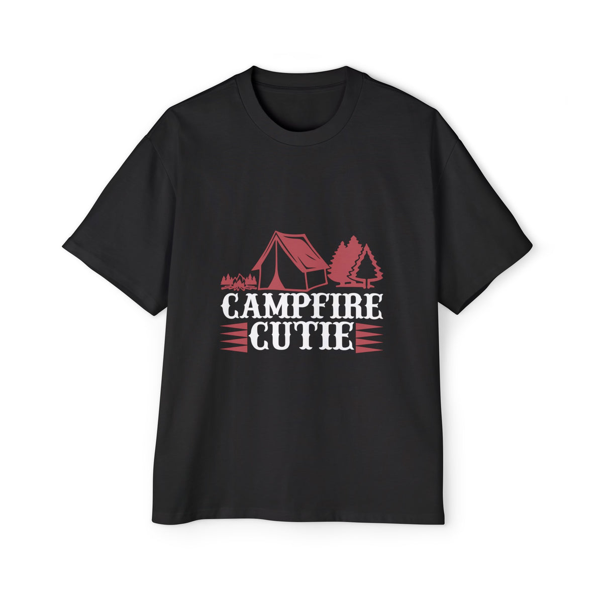 Campfire Cutie Graphic Tee-INNBLAC Fashion Apparel