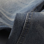 Faded Wash Vintage Relaxed Wide Leg Denim Jeans