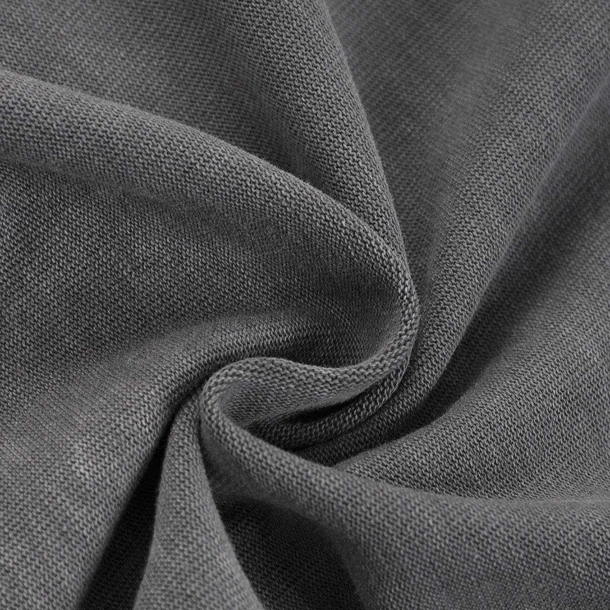 Sudadera holgada de algodón pintada en gris