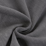 Sudadera holgada de algodón pintada en gris