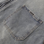 Shorts vaqueros con mariposas bordadas y adornados con perlas