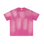 Acid Washed Distressed Reverse Tee 8oz