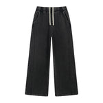 Destroyed Vintage High-Waisted Frayed Jogger Pants