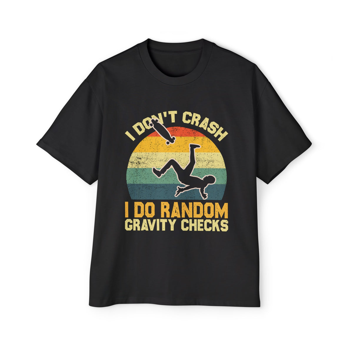 Skateboarder Wrestling Graphic Tee-INNBLAC Fashion Apparel