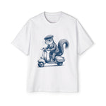 Squirrel On A Vintage Scooter Graphic Tee-INNBLAC Fashion Apparel