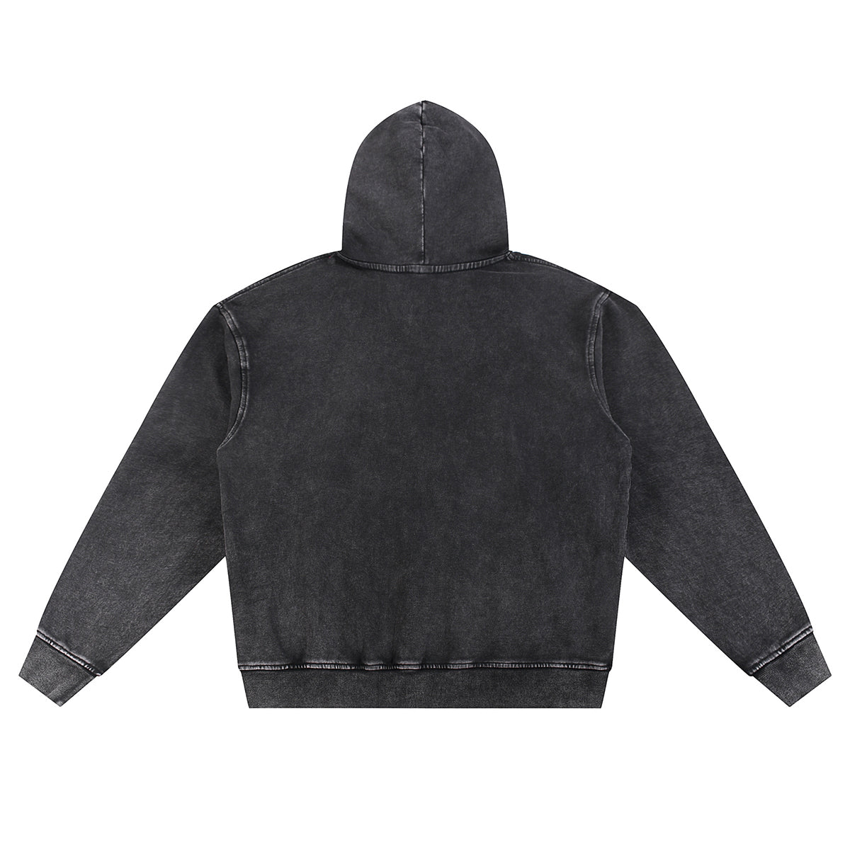 Heavyweight Washed Cotton Baggy Hoodie