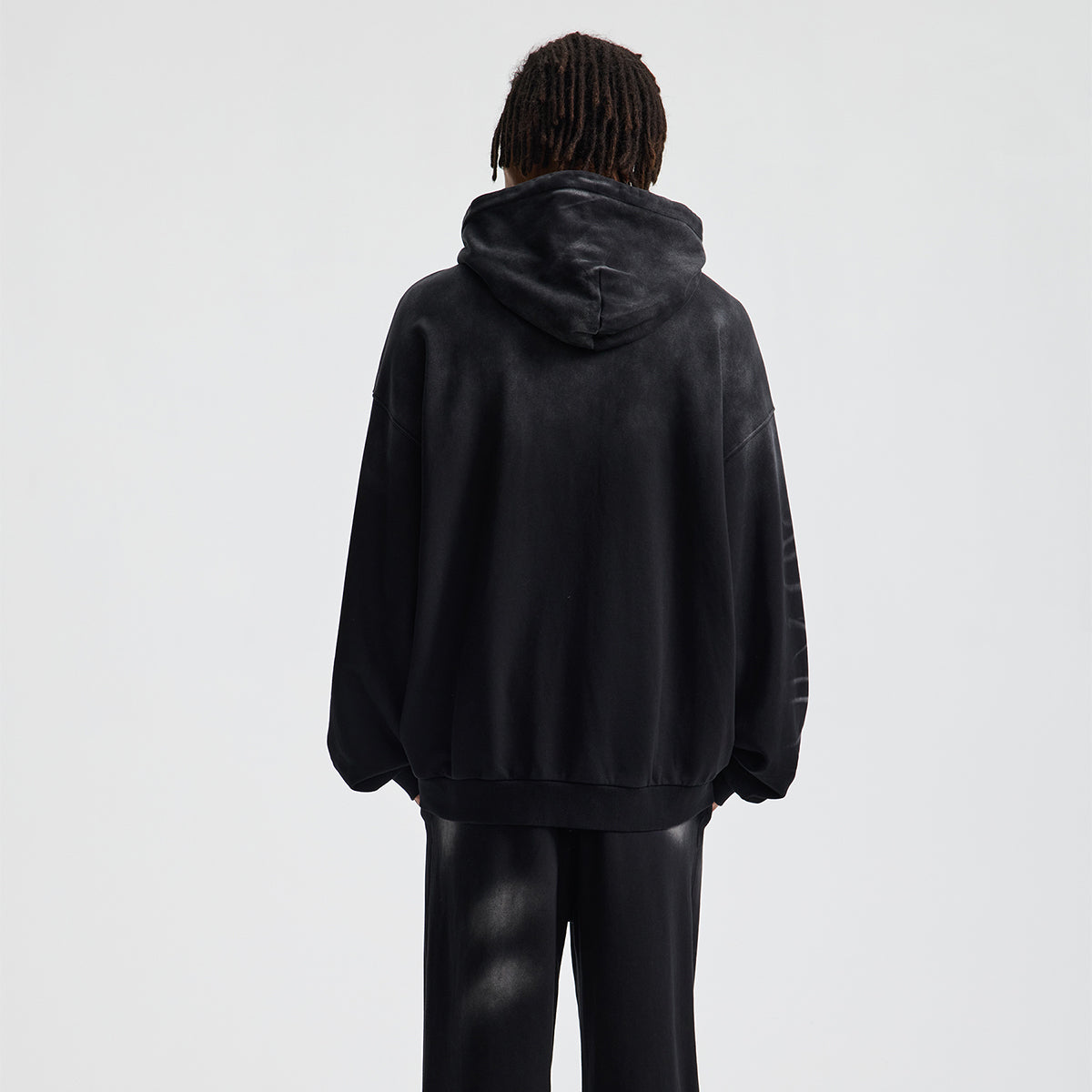 Tiger Stripes Gradient Color Zip Up Hoodie