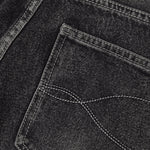 Vintage Black Wrinkle Wash Baggy Jeans