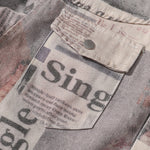 Shorts vaqueros con mariposas bordadas y adornados con perlas