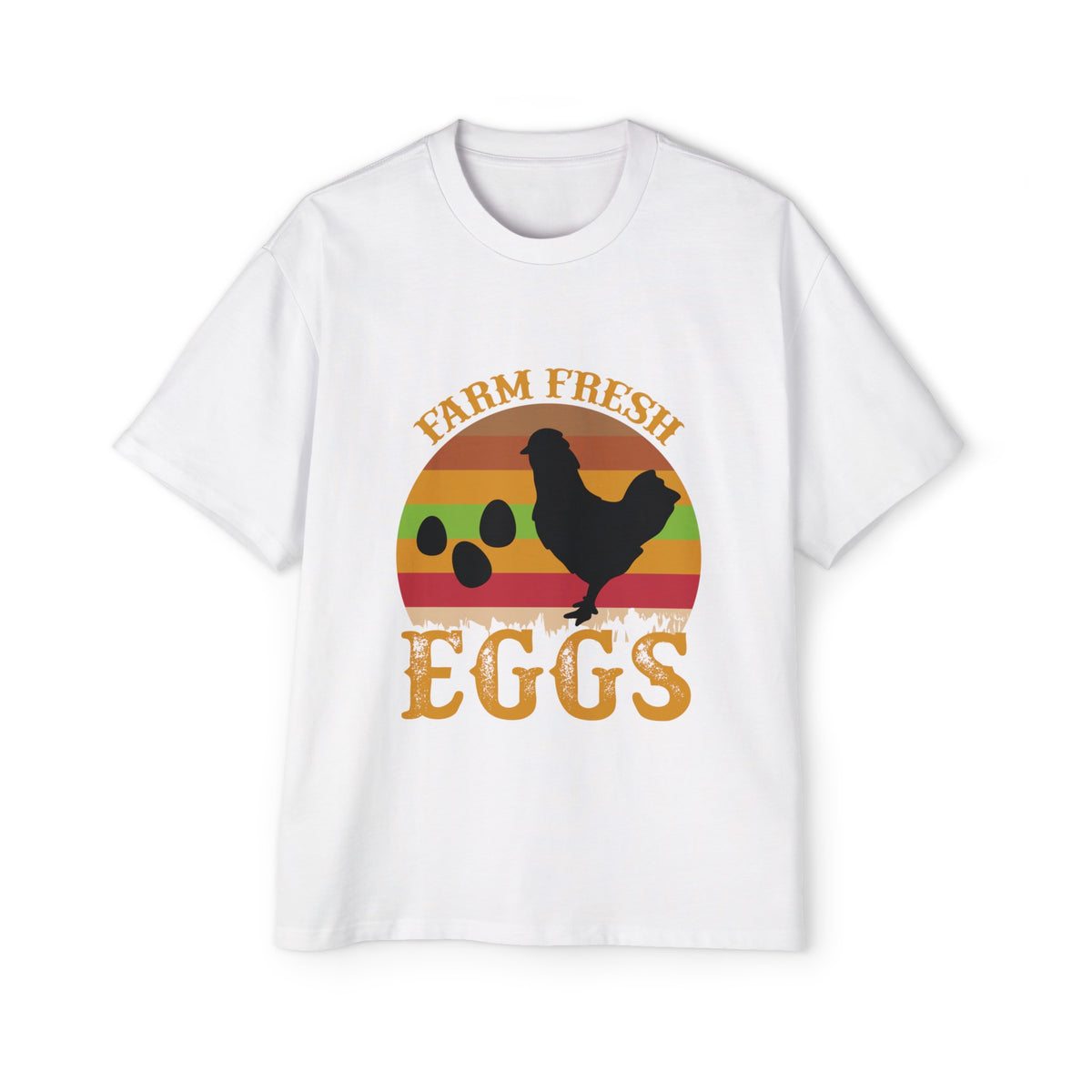 Farm Fresh Eggs Graphic Tee-INNBLAC Fashion Apparel